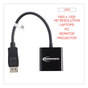 A Picture of product IVR-50010 Innovera® Display Port to VGA Adapter DisplayPort 0.65 ft, Black