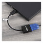 A Picture of product IVR-50010 Innovera® Display Port to VGA Adapter DisplayPort 0.65 ft, Black