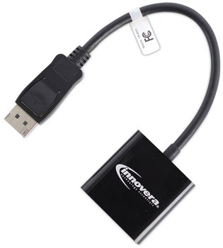 Innovera® Display Port to VGA Adapter DisplayPort 0.65 ft, Black