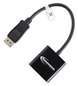 A Picture of product IVR-50010 Innovera® Display Port to VGA Adapter DisplayPort 0.65 ft, Black