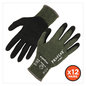 A Picture of product EGO-10336 ergodyne® ProFlex 7042 ANSI A4 Nitrile-Coated CR Gloves. Size 2X-Large. Green. 12 pairs/pack. Ships in 1-3 Business Days.