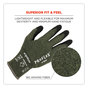 A Picture of product EGO-10336 ergodyne® ProFlex 7042 ANSI A4 Nitrile-Coated CR Gloves. Size 2X-Large. Green. 12 pairs/pack. Ships in 1-3 Business Days.