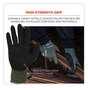 A Picture of product EGO-10342 ergodyne® ProFlex 7042 ANSI A4 Nitrile-Coated CR Gloves. Size Small. Green. 1 pair. Ships in 1-3 Business Days.