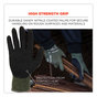 A Picture of product EGO-10343 ergodyne® ProFlex 7042 ANSI A4 Nitrile-Coated CR Gloves. Size Medium. Green. 1 pair. Ships in 1-3 Business Days.