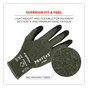 A Picture of product EGO-10343 ergodyne® ProFlex 7042 ANSI A4 Nitrile-Coated CR Gloves. Size Medium. Green. 1 pair. Ships in 1-3 Business Days.