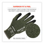 A Picture of product EGO-10344 ergodyne® ProFlex 7042 ANSI A4 Nitrile-Coated CR Gloves. Size Large. Green. 1 pair. Ships in 1-3 Business Days.