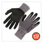 A Picture of product EGO-10362 ergodyne® ProFlex 7000 Nitrile-Coated Gloves with Microfoam Palm. Size Small. Gray. 12 pairs/pack. Ships in 1-3 Business Days.