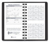 A Picture of product AAG-7003505 AT-A-GLANCE® Weekly Planner 4.5 x 2.5, Black Cover, 12-Month (Jan to Dec): 2024