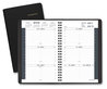 A Picture of product AAG-7007505 AT-A-GLANCE® Weekly Appointment Book Ruled for Hourly Appointments Block Format 8 x 5, Black Cover, 12-Month (Jan to Dec): 2025