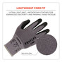 A Picture of product EGO-10365 ergodyne® ProFlex 7000 Nitrile-Coated Gloves with Microfoam Palm. Size X-Large. Gray. 12 pairs. Ships in 1-3 Business Days.