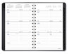 A Picture of product AAG-70100X05 AT-A-GLANCE® Contemporary Weekly/Monthly Planner Open-Block Format, 8.5 x 5.5, Black Cover, 12-Month (Jan to Dec): 2022