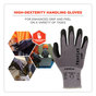 A Picture of product EGO-10373 ergodyne® ProFlex 7000 Nitrile-Coated Gloves with Microfoam Palm. Size Medium. Gray. 1 pair. Ships in 1-3 Business Days.