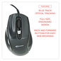 A Picture of product IVR-61014 Innovera® Full-Size Wired Optical Mouse USB 2.0, Right Hand Use, Black