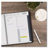 A Picture of product AAG-7021405 AT-A-GLANCE® 24-Hour Daily Appointment Book 11 x 8.5, Black Cover, 12-Month (Jan to Dec): 2024