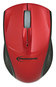 A Picture of product IVR-62204 Innovera® Mini Wireless Optical Mouse 2.4 GHz Frequency/30 ft Range, Left/Right Hand Use, Red/Black