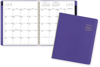 AT-A-GLANCE® Contemporary Monthly Planner 11.38 x 9.63, Purple Cover, 12-Month (Jan to Dec): 2024
