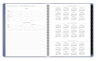 A Picture of product AAG-70250X20 AT-A-GLANCE® Contemporary Monthly Planner 11.38 x 9.63, Blue Cover, 12-Month (Jan to Dec): 2024