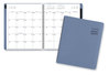A Picture of product AAG-70250X20 AT-A-GLANCE® Contemporary Monthly Planner 11.38 x 9.63, Blue Cover, 12-Month (Jan to Dec): 2024