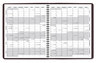 A Picture of product AAG-7026050 AT-A-GLANCE® Monthly Planner 11 x 9, Winestone Cover, 15-Month (Jan to Mar): 2024 2025