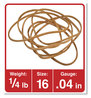 A Picture of product UNV-00416 Universal® Rubber Bands Size 16, 0.04" Gauge, Beige, 4 oz Box, 475/Pack