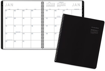 AT-A-GLANCE® Contemporary Lite Monthly Planner Artwork, 11 x 9, Black Cover, 12-Month (Jan to Dec): 2024