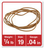 A Picture of product UNV-00419 Universal® Rubber Bands Size 19, 0.04" Gauge, Beige, 4 oz Box, 310/Pack