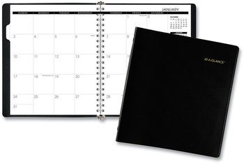 AT-A-GLANCE® Refillable Multi-Year Monthly Planner 11 x 9, Black Cover, 60-Month (Jan to Dec): 2022 2026