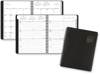 AT-A-GLANCE® Designer Monthly Planner 10 x 7, Black Cover, 13-Month (Jan to Jan): 2023