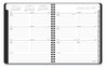 A Picture of product AAG-7054XL05 AT-A-GLANCE® Contemporary Lite Weekly/Monthly Planner 8.75 x 7, Black Simulated Leather Cover, 12-Month (Jan to Dec): 2024