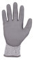 A Picture of product EGO-10452 ergodyne® ProFlex 7030 ANSI A3 PU Coated CR Gloves. Size Small. Gray. 12 pairs/pack. Ships in 1-3 Business Days.