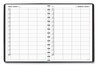 A Picture of product AAG-7082205 AT-A-GLANCE® Four-Person Group Daily Appointment Book 11 x 8, Black Cover, 12-Month (Jan to Dec): 2024