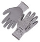 A Picture of product EGO-10452 ergodyne® ProFlex 7030 ANSI A3 PU Coated CR Gloves. Size Small. Gray. 12 pairs/pack. Ships in 1-3 Business Days.