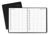 A Picture of product AAG-7082205 AT-A-GLANCE® Four-Person Group Daily Appointment Book 11 x 8, Black Cover, 12-Month (Jan to Dec): 2024