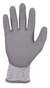 A Picture of product EGO-10453 ergodyne® ProFlex 7030 ANSI A3 PU Coated CR Gloves. Size Medium. Gray. 12 pairs/pack. Ships in 1-3 Business Days.