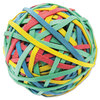 A Picture of product UNV-00460 Universal® Rubber Band Ball 3" Diameter, Size 32, Assorted Colors, 260/Pack