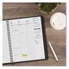 A Picture of product AAG-7086505 AT-A-GLANCE® Weekly Appointment Book Ruled for Hourly Appointments Vertical-Column 8.75 x 7, Black Cover, 13-Month: Jan 2025 to 2026