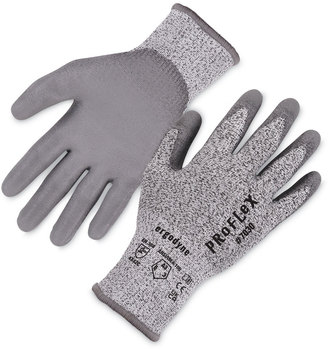 ergodyne® ProFlex 7030 ANSI A3 PU Coated CR Gloves. Size X-Large. Gray. 12 pairs/pack. Ships in 1-3 Business Days.