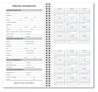 A Picture of product AAG-7090410 AT-A-GLANCE® Weekly Appointment Book Refill Hourly Ruled 6.25 x 3.25, White Sheets, 12-Month (Jan to Dec): 2024