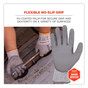 A Picture of product EGO-10463 ergodyne® ProFlex 7030 ANSI A3 PU Coated CR Gloves Gray, Medium, Pair, Ships in 1-3 Business Days