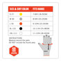 A Picture of product EGO-10463 ergodyne® ProFlex 7030 ANSI A3 PU Coated CR Gloves Gray, Medium, Pair, Ships in 1-3 Business Days