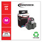 A Picture of product IVR-72WN Innovera® 21WN, 71WN, 72WN, 73WN, 74WN, 75WN Inkjet Cartridge Remanufactured Magenta Ink, Replacement for 02 (C8772WN), 370 Page-Yield