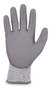 A Picture of product EGO-10464 ergodyne® ProFlex 7030 ANSI A3 PU Coated CR Gloves Gray, Large, Pair, Ships in 1-3 Business Days