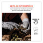 A Picture of product EGO-10464 ergodyne® ProFlex 7030 ANSI A3 PU Coated CR Gloves Gray, Large, Pair, Ships in 1-3 Business Days