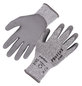 A Picture of product EGO-10464 ergodyne® ProFlex 7030 ANSI A3 PU Coated CR Gloves Gray, Large, Pair, Ships in 1-3 Business Days
