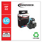 A Picture of product IVR-74WN Innovera® 21WN, 71WN, 72WN, 73WN, 74WN, 75WN Inkjet Cartridge Remanufactured Light Cyan Ink, Replacement for 02 (C8774WN), 240 Page-Yield