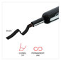 A Picture of product UNV-07051 Universal™ Chisel Tip Permanent Marker Broad Black, Dozen