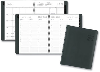 AT-A-GLANCE® Contemporary Weekly/Monthly Planner 11 x 8.25, Forest Green Cover, 12-Month (Jan to Dec): 2023
