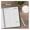A Picture of product AAG-7095020 AT-A-GLANCE® Weekly Appointment Book 11 x 8.25, Navy Cover, 13-Month (Jan to Jan): 2024 2025