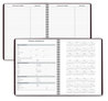 A Picture of product AAG-7095050 AT-A-GLANCE® Weekly Appointment Book 11 x 8.25, Winestone Cover, 13-Month: Jan 2025 to 2026