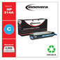 A Picture of product IVR-7561A Innovera® 7563A, 7562A, 7561A, 7560A Toner Cartridge Remanufactured Cyan Replacement for 314A (Q7561A), 3,500 Page-Yield